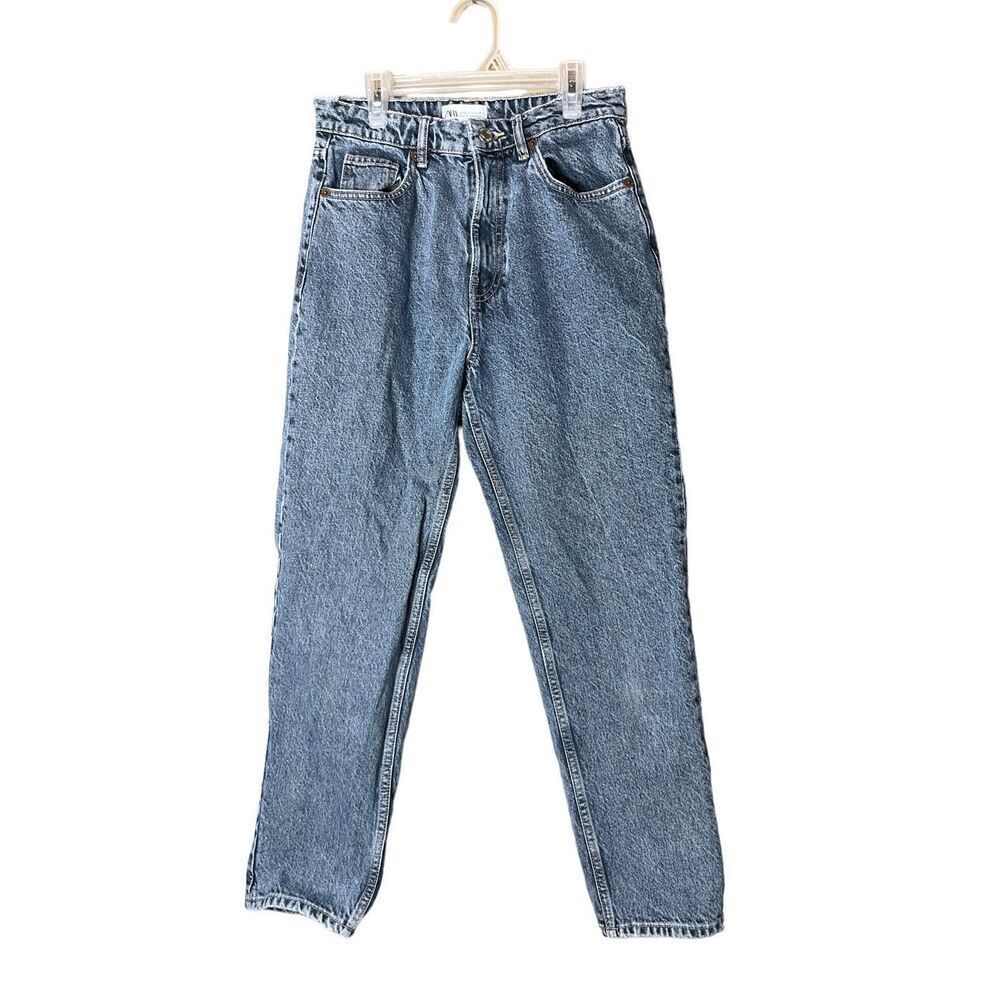 Zara High Rise Straight Jeans Size 6
